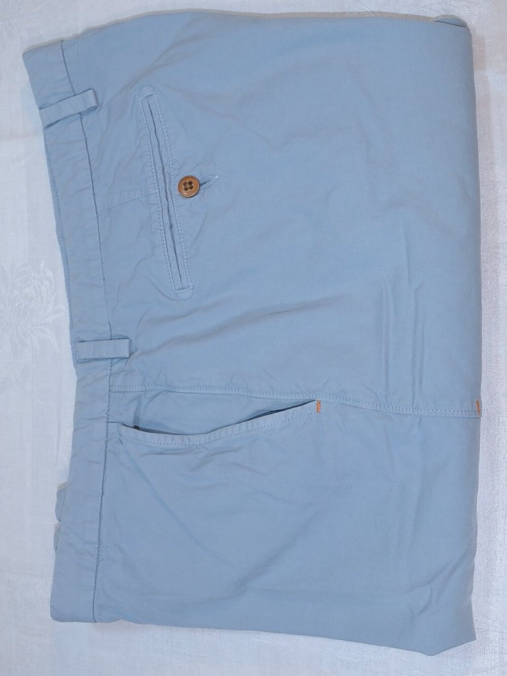 Tommy Bahama 100% Pima Cotton Chino Shorts -- Sky Blue -- Men's Size 38